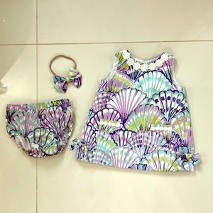 Lilly Pulitzer baby shift in Oh Shello size 12-18m